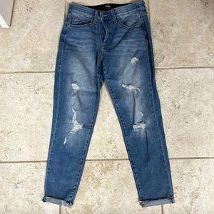 LuLaRoe distressed denim ankle length
